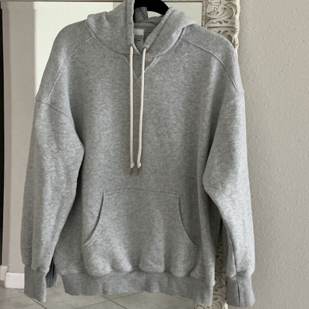 Offline by Aerie Gray Hooded Sweatshirt